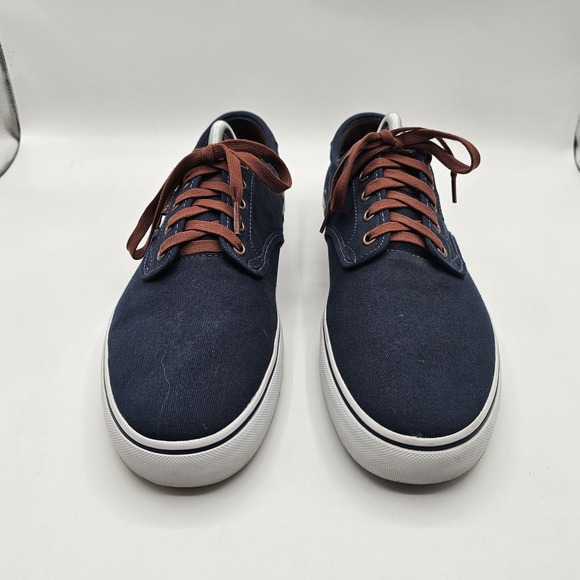 Vans Chima Ferguson Pro Shoes Mens Size 12 Navy Brown Ultracush Skate Sneaker - Picture 5 of 16